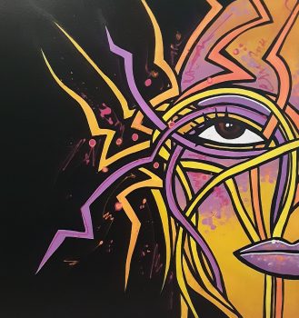03Portrait(50x50cm-acrylique dur toile) DISPONIBLE Contacter l'Artiste