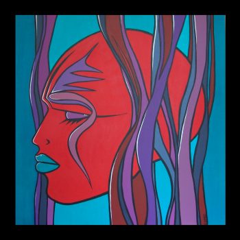 LILOU (1mx1m-acrylique sur toile)