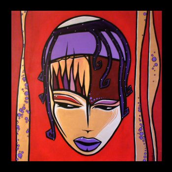 SHEHERAZADE (1mx1m-acrylique sur toile)